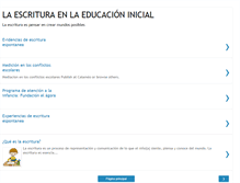 Tablet Screenshot of laescriturainicial.blogspot.com