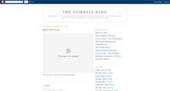 Desktop Screenshot of gumballblog.blogspot.com