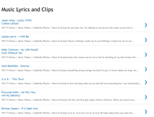 Tablet Screenshot of musiclyricsandclips.blogspot.com