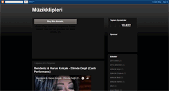 Desktop Screenshot of muzikklipleri.blogspot.com