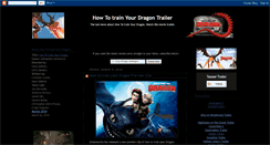 Desktop Screenshot of howtotrainyourdragonmovie.blogspot.com