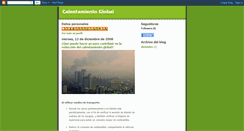 Desktop Screenshot of calentamientoglobalunicah.blogspot.com