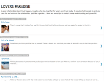Tablet Screenshot of lovers-heaven.blogspot.com
