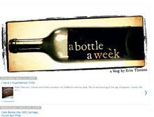 Tablet Screenshot of abottleaweek.blogspot.com