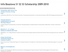 Tablet Screenshot of beasiswaterbaru200920010.blogspot.com