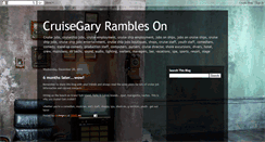 Desktop Screenshot of cruisegary.blogspot.com