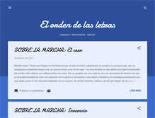 Tablet Screenshot of elordendelasletras.blogspot.com
