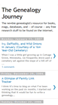 Mobile Screenshot of genealogy-journey.blogspot.com