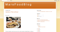 Desktop Screenshot of marsfoodblog.blogspot.com