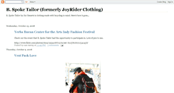 Desktop Screenshot of joyriderclothing.blogspot.com