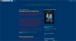 Desktop Screenshot of luniversfantastique.blogspot.com