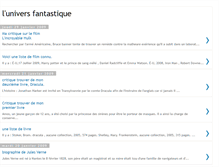 Tablet Screenshot of luniversfantastique.blogspot.com