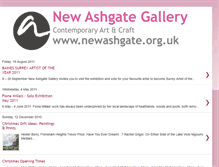Tablet Screenshot of newashgategallery.blogspot.com