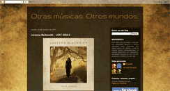 Desktop Screenshot of otrasmusicasotrosmundos.blogspot.com