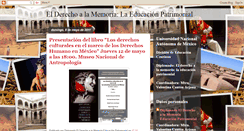 Desktop Screenshot of diplomadoeducacionpatrimonial.blogspot.com