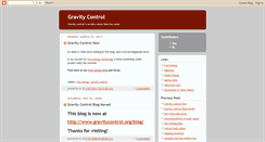 Desktop Screenshot of gravity-control.blogspot.com