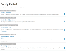 Tablet Screenshot of gravity-control.blogspot.com