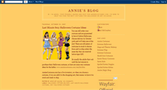 Desktop Screenshot of annielovescostumes.blogspot.com