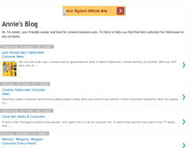 Tablet Screenshot of annielovescostumes.blogspot.com