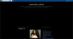 Desktop Screenshot of jenniferlopez-wallpapers.blogspot.com