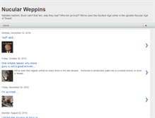 Tablet Screenshot of nucularweppins.blogspot.com