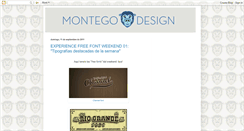 Desktop Screenshot of montegodesign.blogspot.com