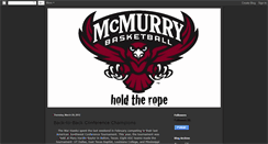 Desktop Screenshot of mcmurrybasketball.blogspot.com