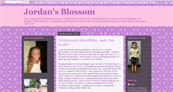 Desktop Screenshot of jordansblossom.blogspot.com