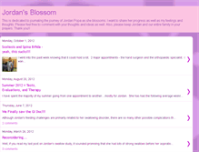 Tablet Screenshot of jordansblossom.blogspot.com