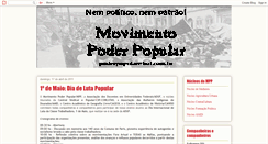 Desktop Screenshot of movimentopoderpopular.blogspot.com