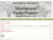 Tablet Screenshot of movimentopoderpopular.blogspot.com