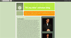 Desktop Screenshot of itsmytimechristianblog.blogspot.com