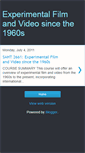 Mobile Screenshot of experimentalfilmandvideo.blogspot.com