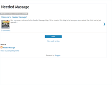 Tablet Screenshot of neededmassage.blogspot.com