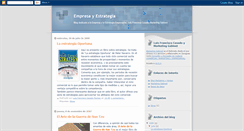 Desktop Screenshot of empresayestrategia.blogspot.com