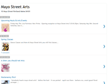 Tablet Screenshot of mayostreetarts.blogspot.com