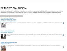 Tablet Screenshot of defrenteconrubiela.blogspot.com