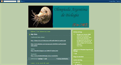 Desktop Screenshot of olimpiadadebiologiaenort.blogspot.com