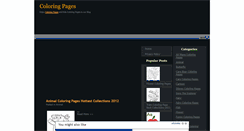 Desktop Screenshot of mycoloringpages.blogspot.com