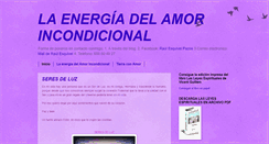 Desktop Screenshot of laenergiadelamorincondicional.blogspot.com