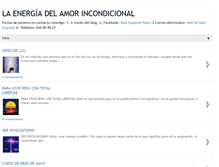 Tablet Screenshot of laenergiadelamorincondicional.blogspot.com