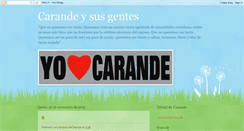 Desktop Screenshot of carande.blogspot.com