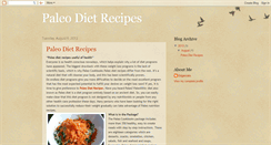 Desktop Screenshot of knowaboutpaleodietrecipes.blogspot.com