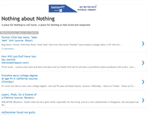 Tablet Screenshot of nothingboutnothing.blogspot.com