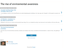 Tablet Screenshot of environmental-ideas.blogspot.com