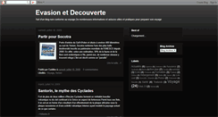 Desktop Screenshot of evasion-et-decouverte.blogspot.com