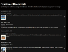 Tablet Screenshot of evasion-et-decouverte.blogspot.com