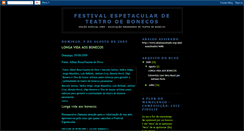 Desktop Screenshot of festivalespetaculardeteatrodebonecos.blogspot.com