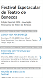 Mobile Screenshot of festivalespetaculardeteatrodebonecos.blogspot.com