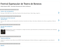 Tablet Screenshot of festivalespetaculardeteatrodebonecos.blogspot.com